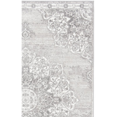 Llana Oriental Grey/Ivory Area Rug