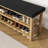Elegant Rubberwood Frame Shoe Storage Bench-876445461