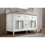 Ensemble de meuble-lavabo de salle de bain double 61 po avec miroir Hamil-27063433