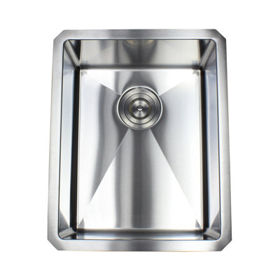 CozyBlock 20'' L Undermount Single Bowl Stainless Steel Kitchen Sink