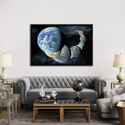 « rocky, terrestre mondes » par stocktrek images, impression sur toile tendue