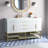 Glasgow 59'' Single Bathroom Vanity with Acrylic Top-1066829733