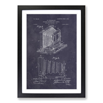 Camera Patent Dark - Picture Frame Painting