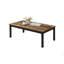 Ensemble de table 3 pièces 1 table basse 1 table de bout 2 pieds en faux marbre-896072089
