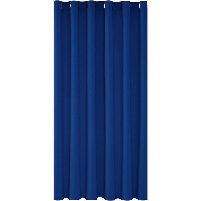 Door Curtain Single Panel, 203 W x 214 D cm, Light Beige