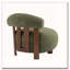 Fauteuil d'appoint en tissu Bouble-120243514