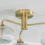 Abigahil Glass Semi Flush Mount-993973862-993973784-995087981