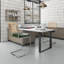 Tabouret de bar / tabouret de bar en acier inoxydable avec dossier en rotin - ensemble de 2-455396136