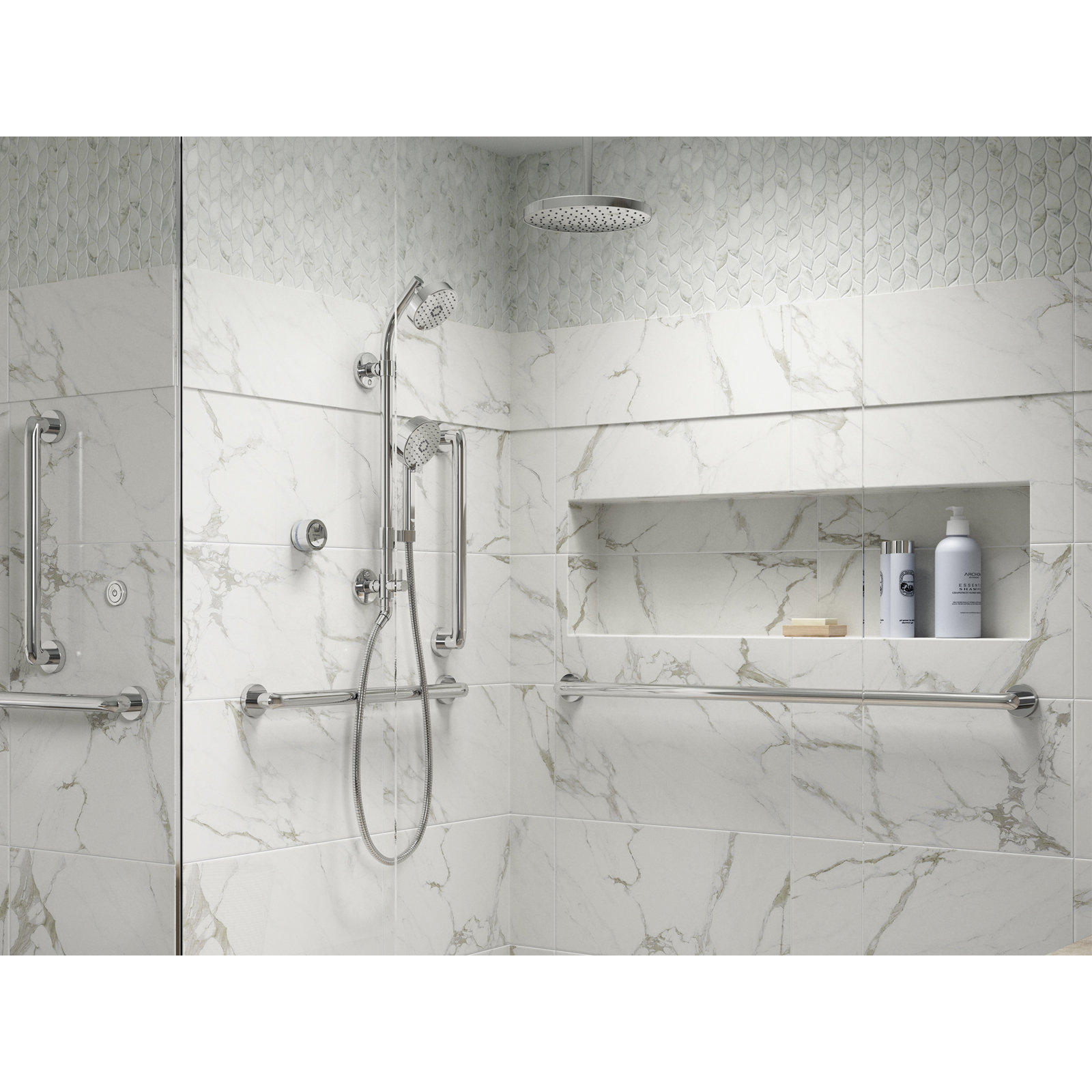 Awaken 2.0 GPM Rainhead with MasterClean, Polished Chrome