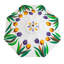 9' Wooden Umbrella with Hand Painted Cover-1841093812