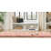 Haja Pink Fluffy Faux Sheepskin Fur Shag Area Rug