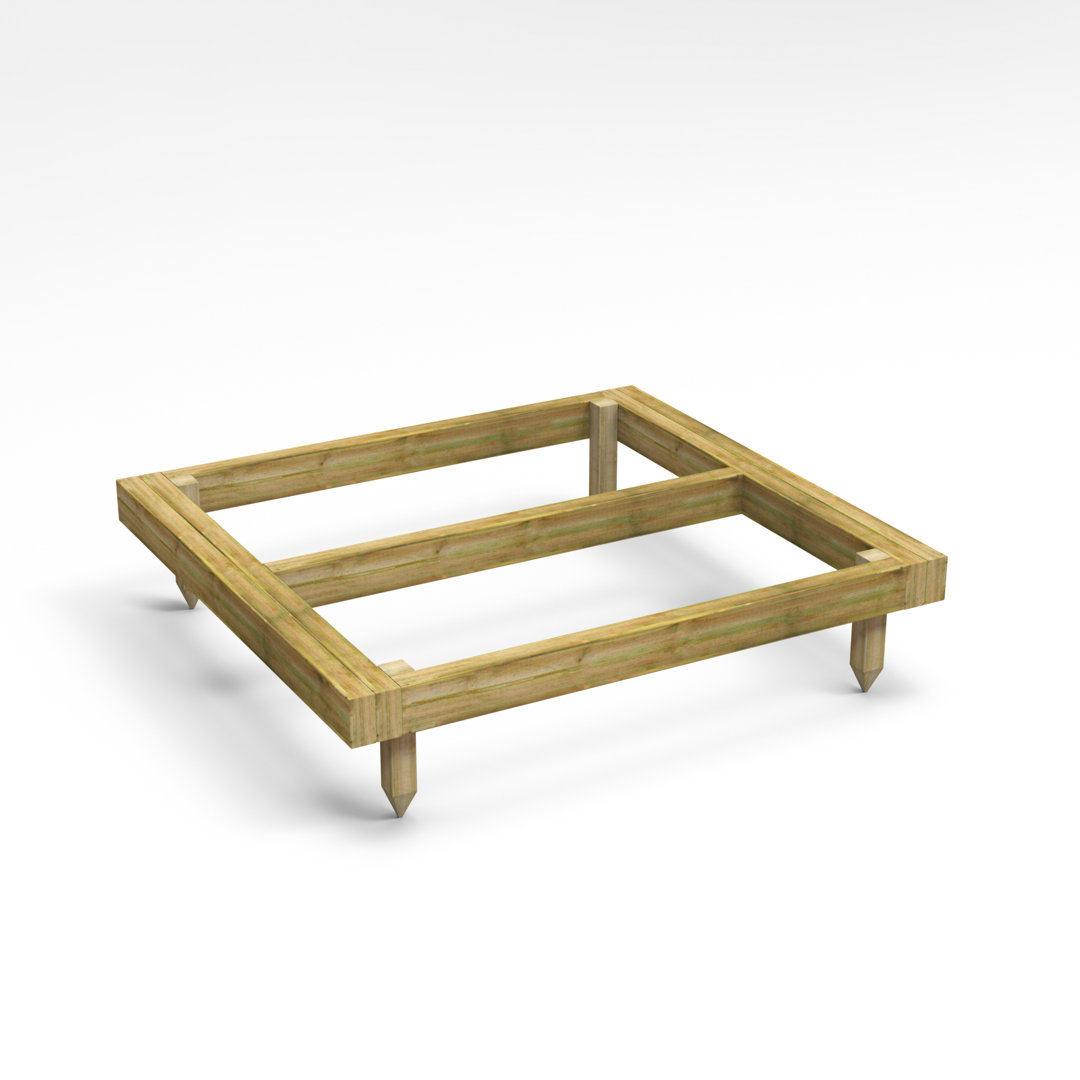 Powersheds 4 x 4ft Timber Shed Base - Pressure Treated - Image 4