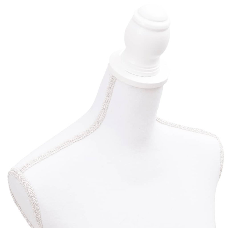 Mannequin décoratif de couturière, Blanc