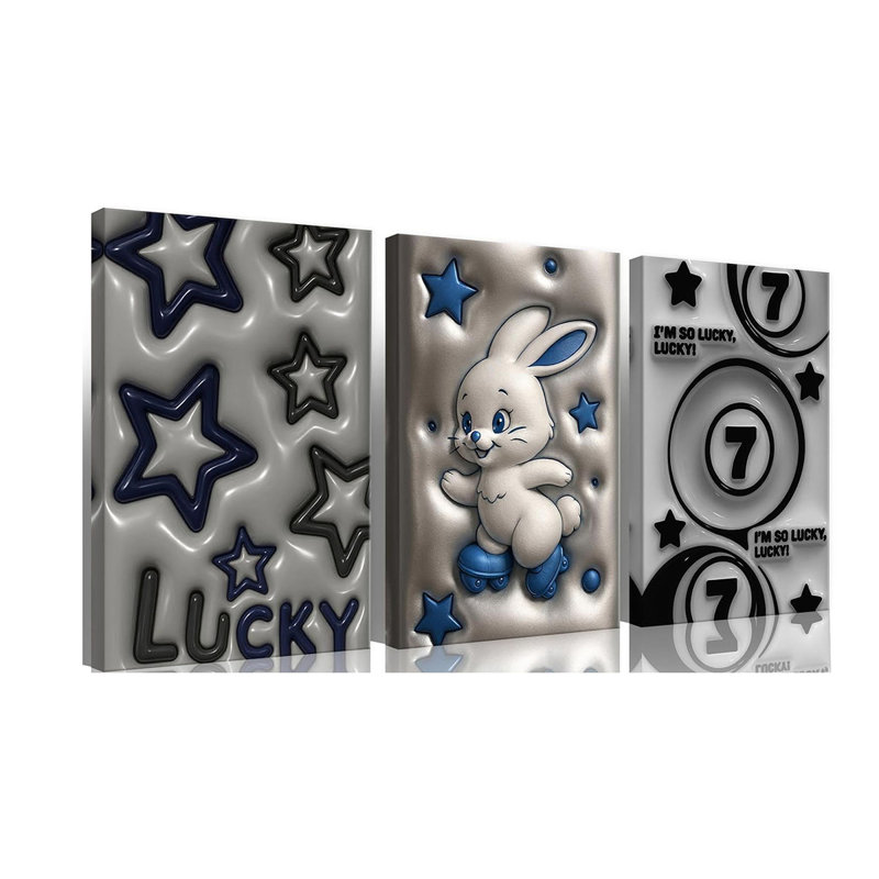 3 Piece Wrapped Canvas Print