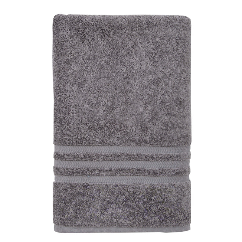 Casserly Midweight Bath Sheet, Dark Gray