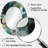 Vivid Emeral And Gold Contours Circles III - Large Oval Wall Mirror On Metal-161455901
