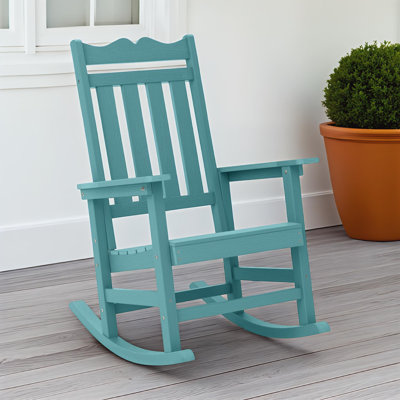Chaise Adirondack berçante en plastique Anick
