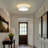 12 Inch Simple Drum Flush Mount