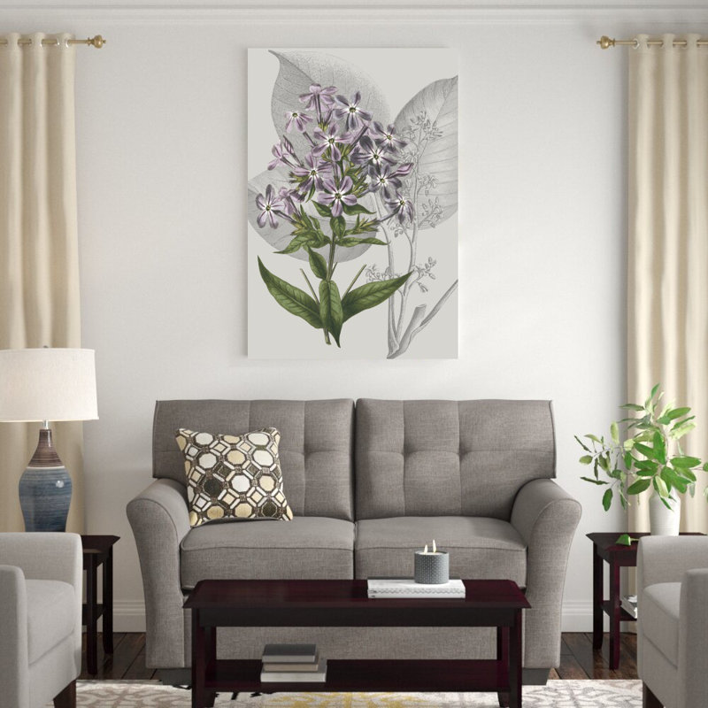 «Botanical Arrangement VI» par Vision Studio - peinture sur toile tendue, H 48 po x l 32 po