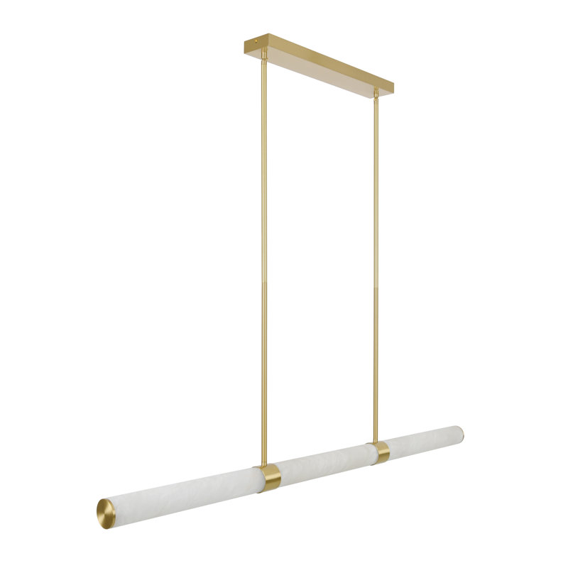 Luminaire suspendu à 1 lumière Conners, Laiton