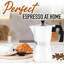 Cafetière à espresso Zovay Moka Pot - étanche, acier inoxydable, facile à nettoyer, poignée et bouton résistants à la chaleur