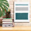 «Painted Weaving 4 Blue Green» par Piper Rhue, art mural sur toile-103728710