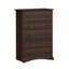 Wahhaj 44.75" Tall 5-Drawer Dresser, Chest of Drawers for Bedroom, Living Room, Office, 17.75"D x 31.5"W x 44.75"H, Espresso-431205585