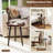 1 Pcs Round Side Table Sofa Coffee End Accent Table Nightstand Home Furniture