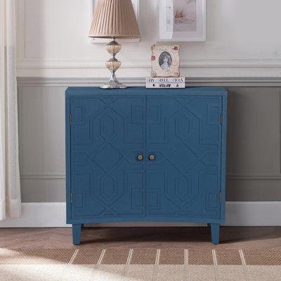Wayne 2-Door Storage Accent Cabinet With Adjustable Shelf