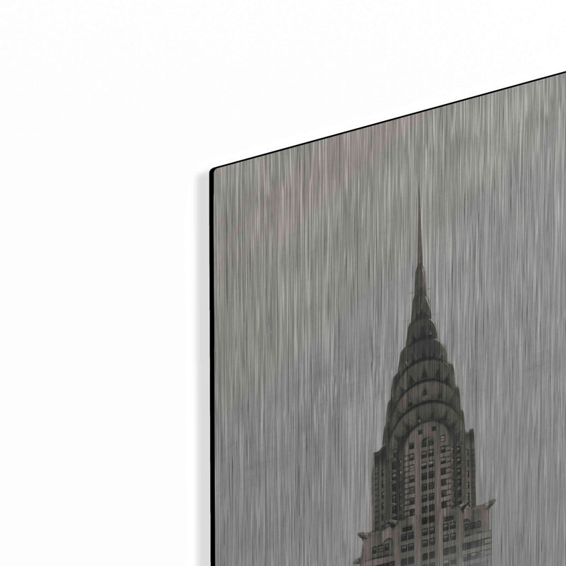 «Chrysler Building» par Nicklas Gustafsson - photographie non encadrée sur métal, H 16 po x l 12 po x P 0,13 po