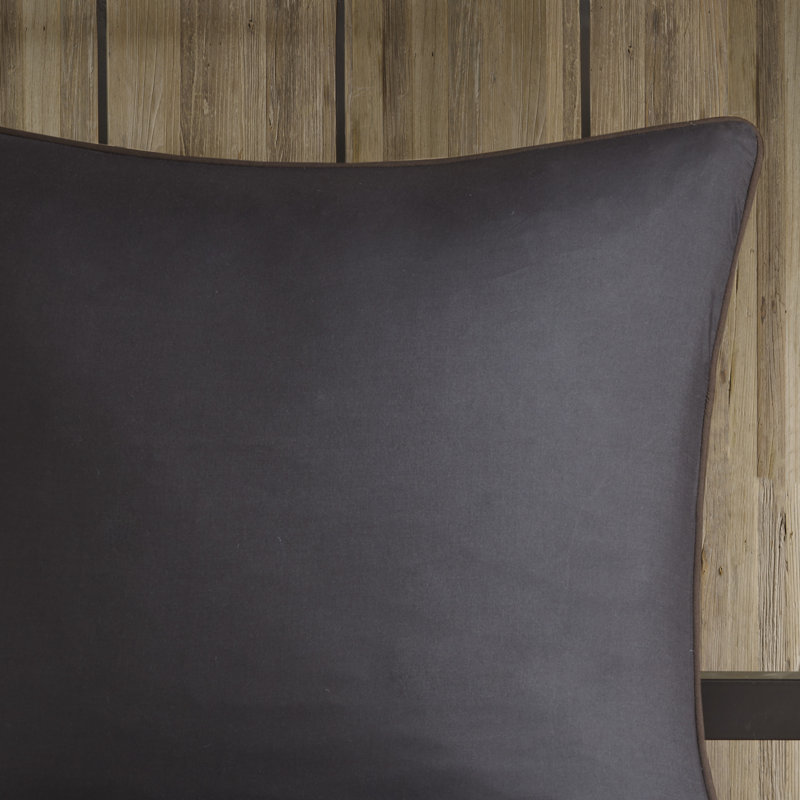 King Brown and Gray Southwestern Microfiber 8-Piece Comforter Set