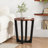 ACACIA SOLID WOOD SIDE TABLE