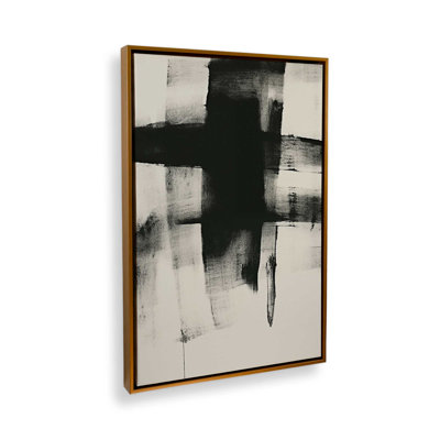 Charcoal Whisper I Canvas Print