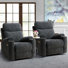 Burhamedin 38.8" Wide Classic and Soft Chenille Power Standard Recliner with Cup Holder and USB Port