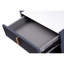 Modern Living Area End Table With White/Grey Stone Surface And Frame - Functional Stylish Option Luxury Decoration Design