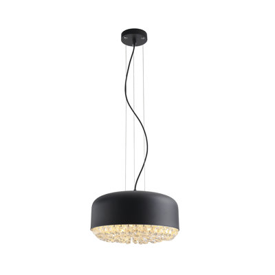 Tarant 3 - Light Black Dome Pendant