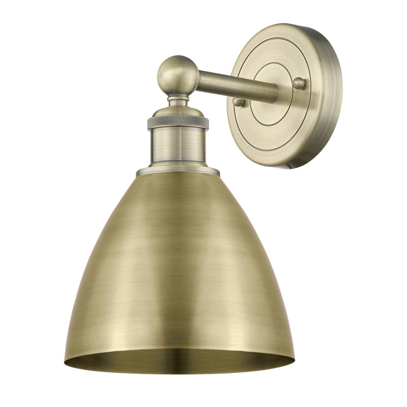 Arpita Armed Sconce, Antique Brass, Antique Brass