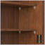 Modern two-door wall cabinet with three levels of storage for the kitchen-106349670