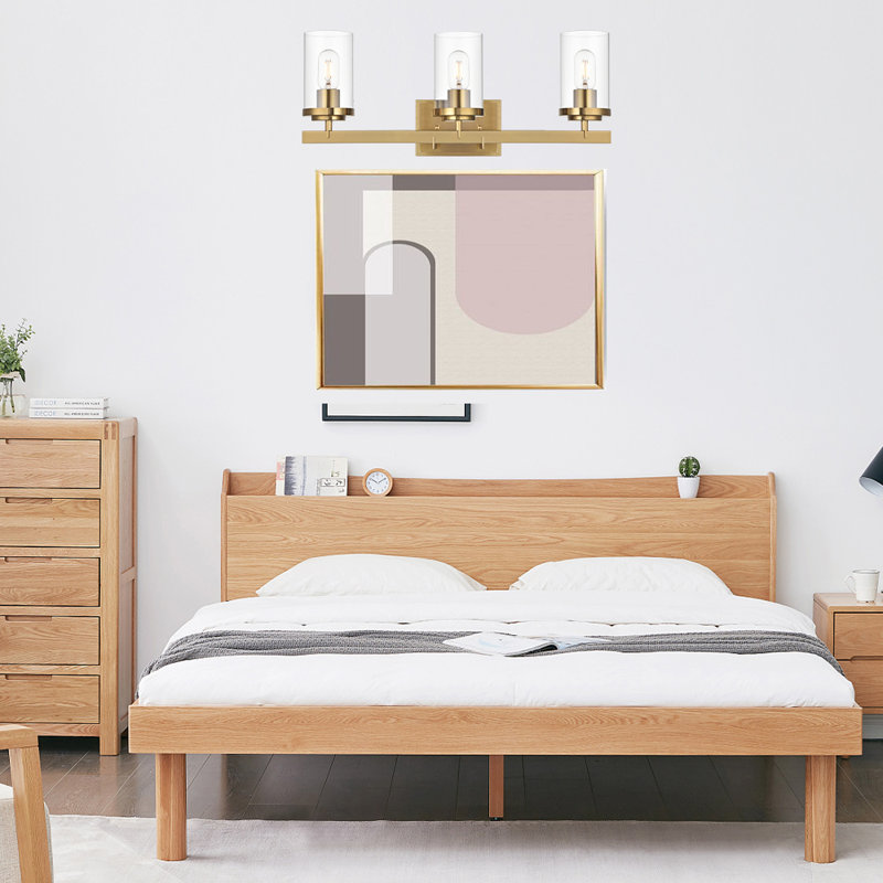 Svendsen 3 - Light Dimmable Vanity Light, Brushed Brass