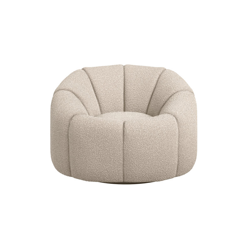 Themis Buff Swivel Chair, Buff