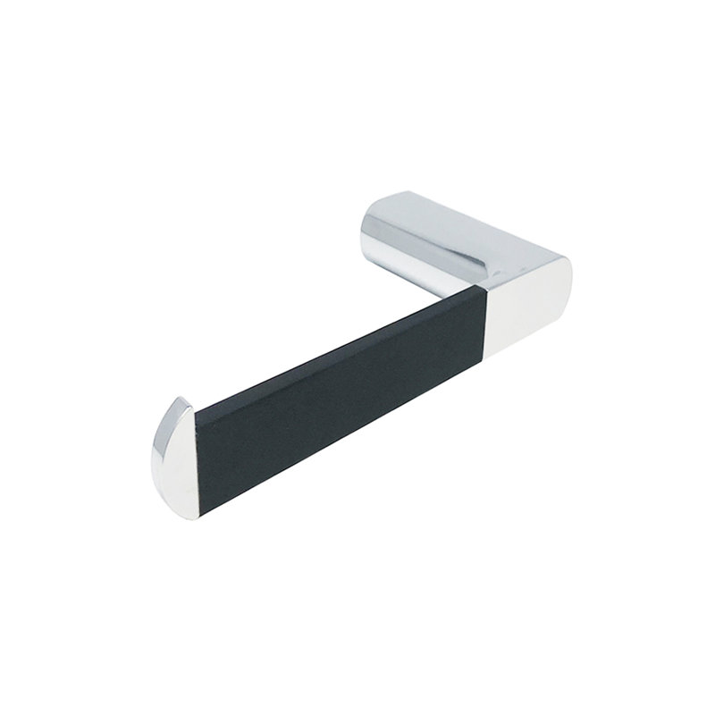 Porte-papier hygiénique mural Mito, Noir au toucher doux