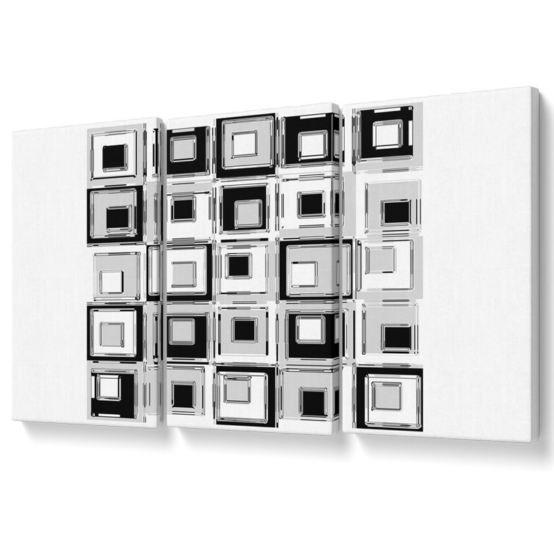 Out Of The Box Canvas 3 Panel Set, 81.3cm H x 163cm W