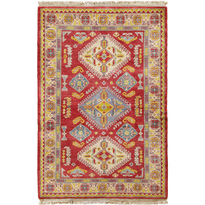 Apple Citrine Super Kazak 4'1" x 6'2"
