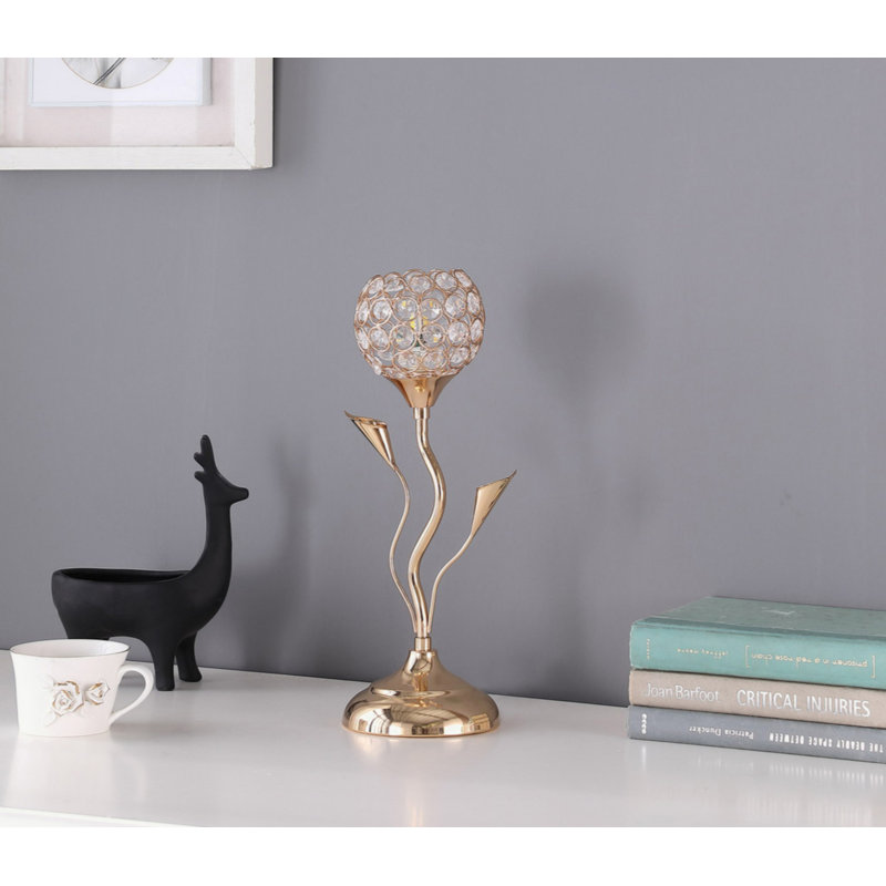 Lampe de table dorée 14 po Atzel