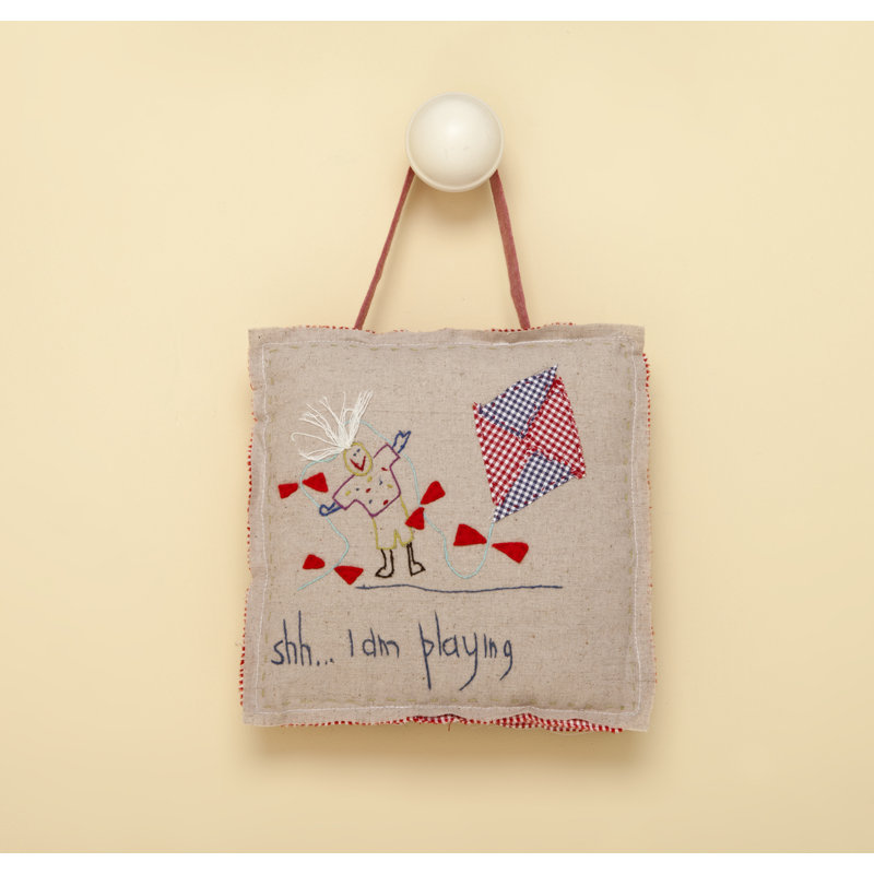 "Shh.. I am Playing" Living Life Door Hanger