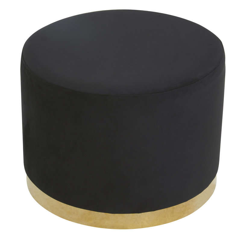 Aidan-Joseph Accent Stool, Grey, Gold