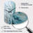 Silver Shimmer - Cylinder Shape Large Abstract Landscapes 3D Wall Clock-105565889