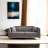 " mid-century modern chenille sofa | tufted buttons & copper nail armrest | 2 pillows | metal legs | stylish living room couch-855021892-855021893