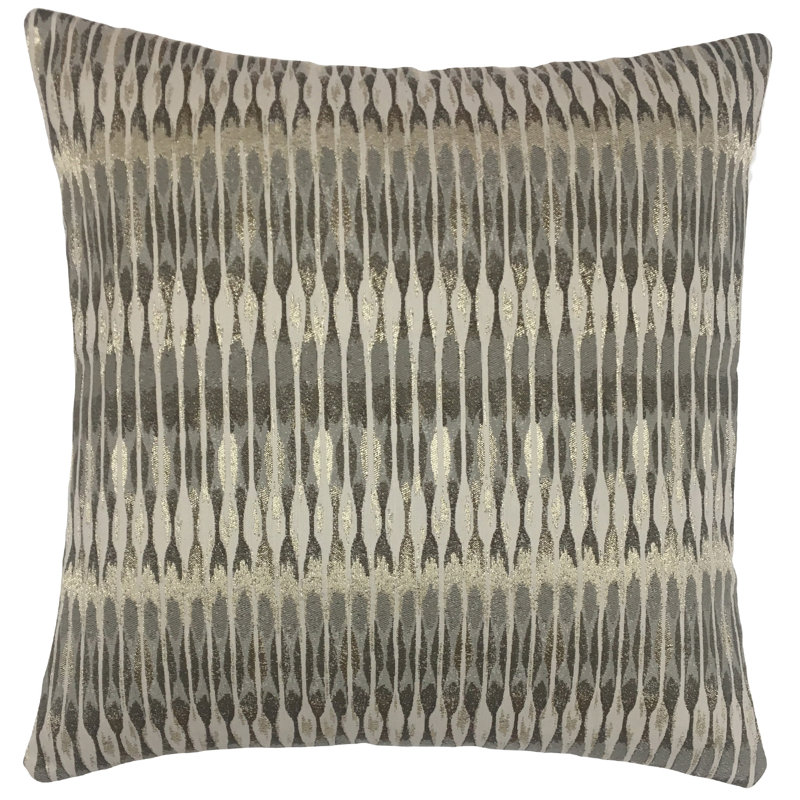 Housse de coussin d'extérieur carré et insert, 18 po x 18 po, Neutre
