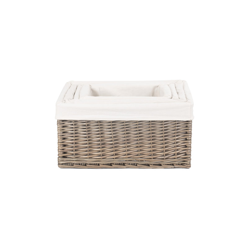 4 Piece Storage Willow Basket Set